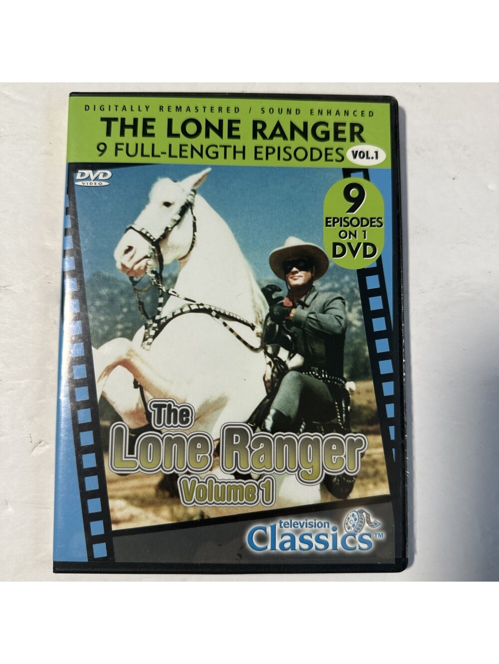 The Lone Ranger Volume 1 Television Classics (DVD) 9 episodes w/origin story